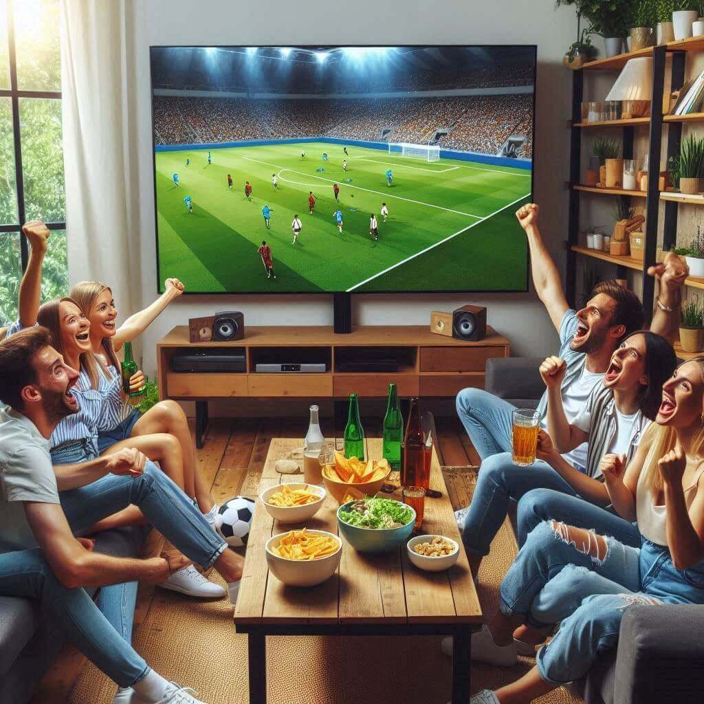 Fans watching Bein Match Live on TV